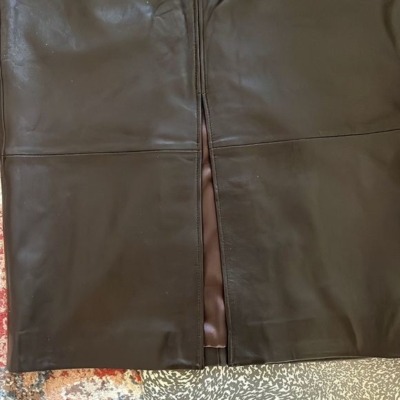 Arma Lambskin Leather Skirt NWT - Picture 8 of 8